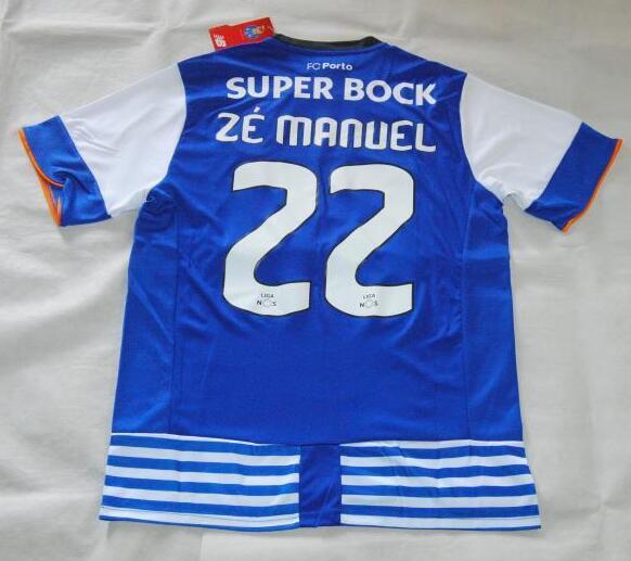 Porto 2015-16 Ze Manuel #22 Home Soccer Jersey
